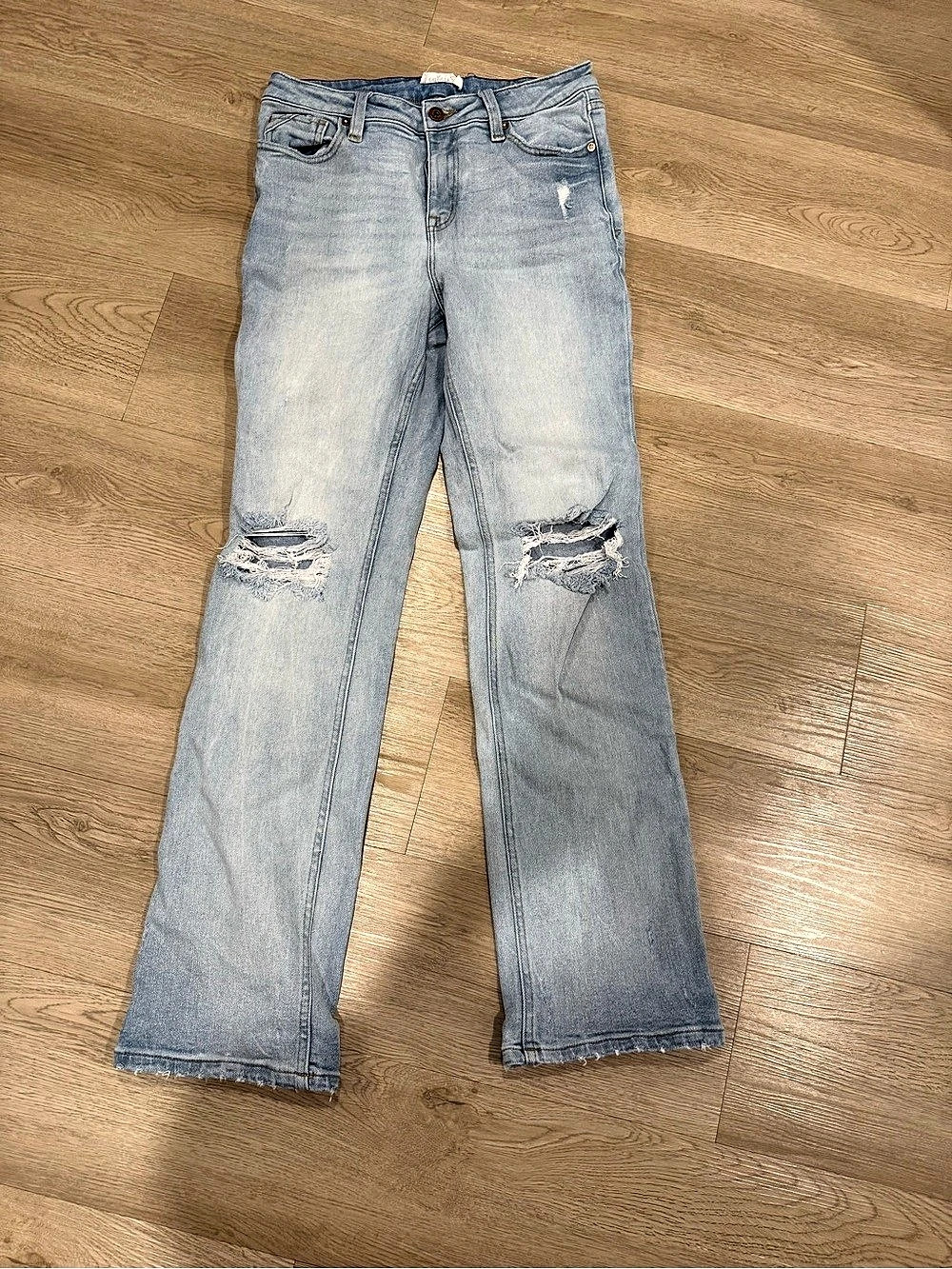 Edgely Slim Boot High Rise Jeans Blue Waist 10